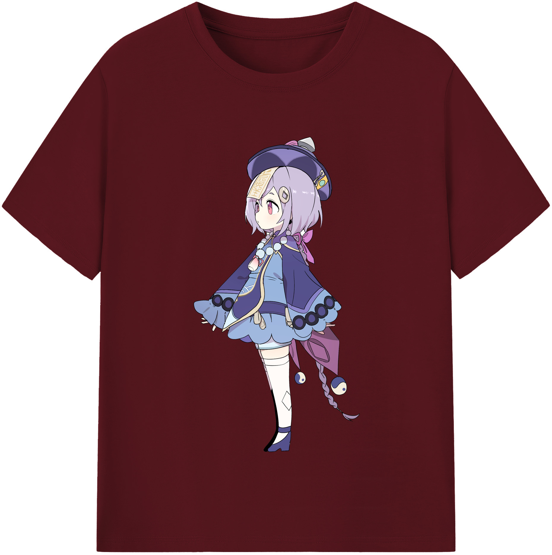 げんし神 七七 なな  genshin Nana 綿100％半袖Tシャツ（フロントプリント）